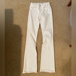 J Brand White Jeans (Flare)